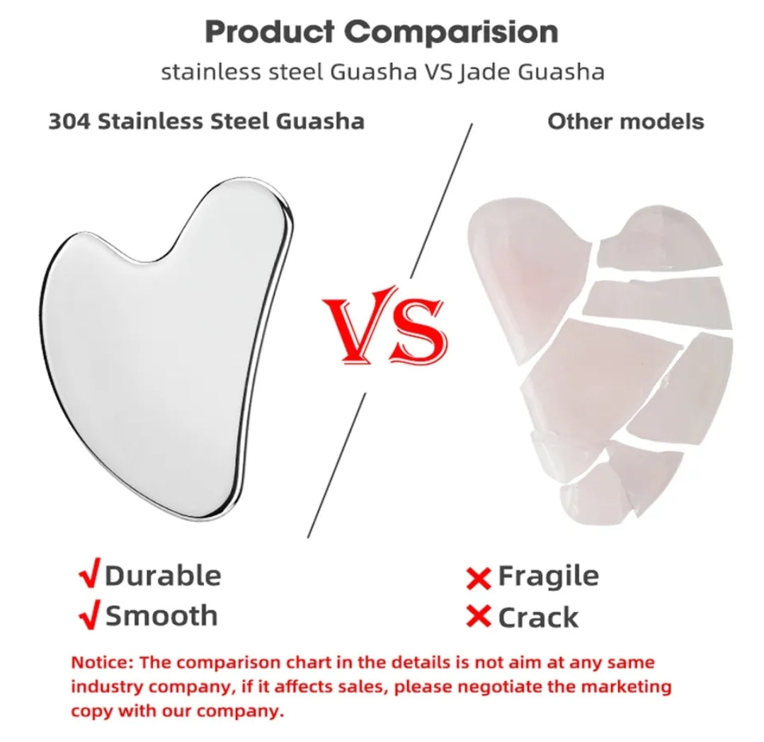 Stainless Steel Gua Sha Facial Tool Additional 30% off at checkout