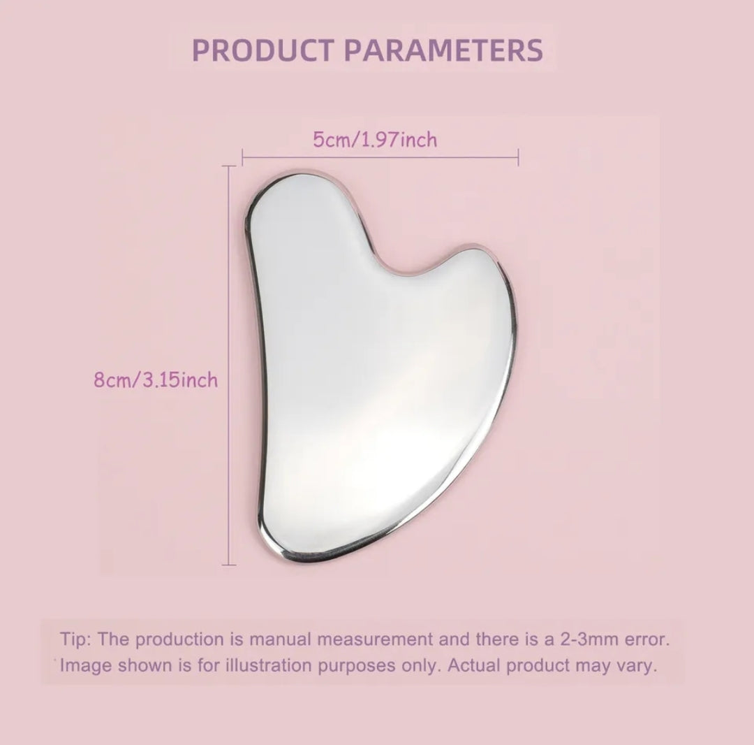 Stainless Steel Gua Sha Facial Tool Additional 30% off at checkout